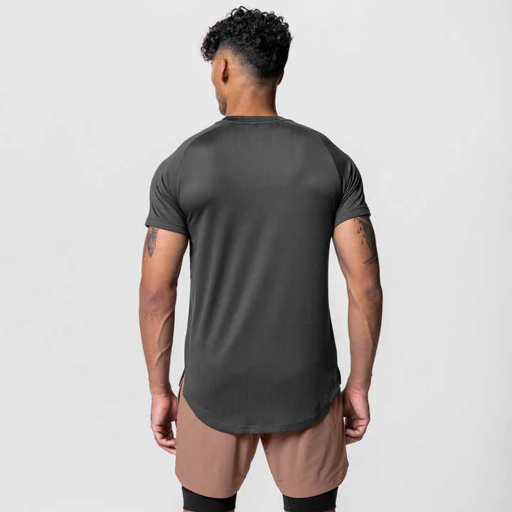 التمارين الرياضية والجري وتدريب سريع - Men's Short Sleeve Sports T-Shirt for Workout