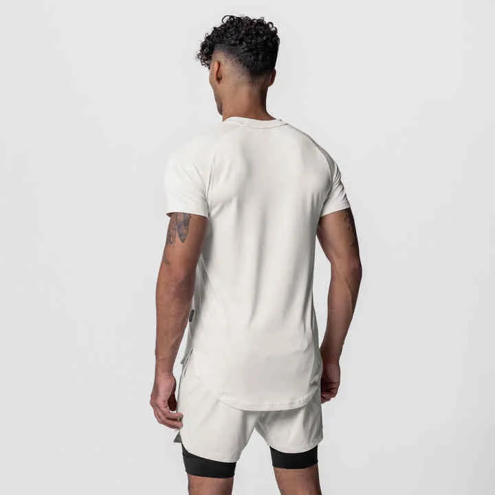 التمارين الرياضية والجري وتدريب سريع - Men's Short Sleeve Sports T-Shirt for Workout
