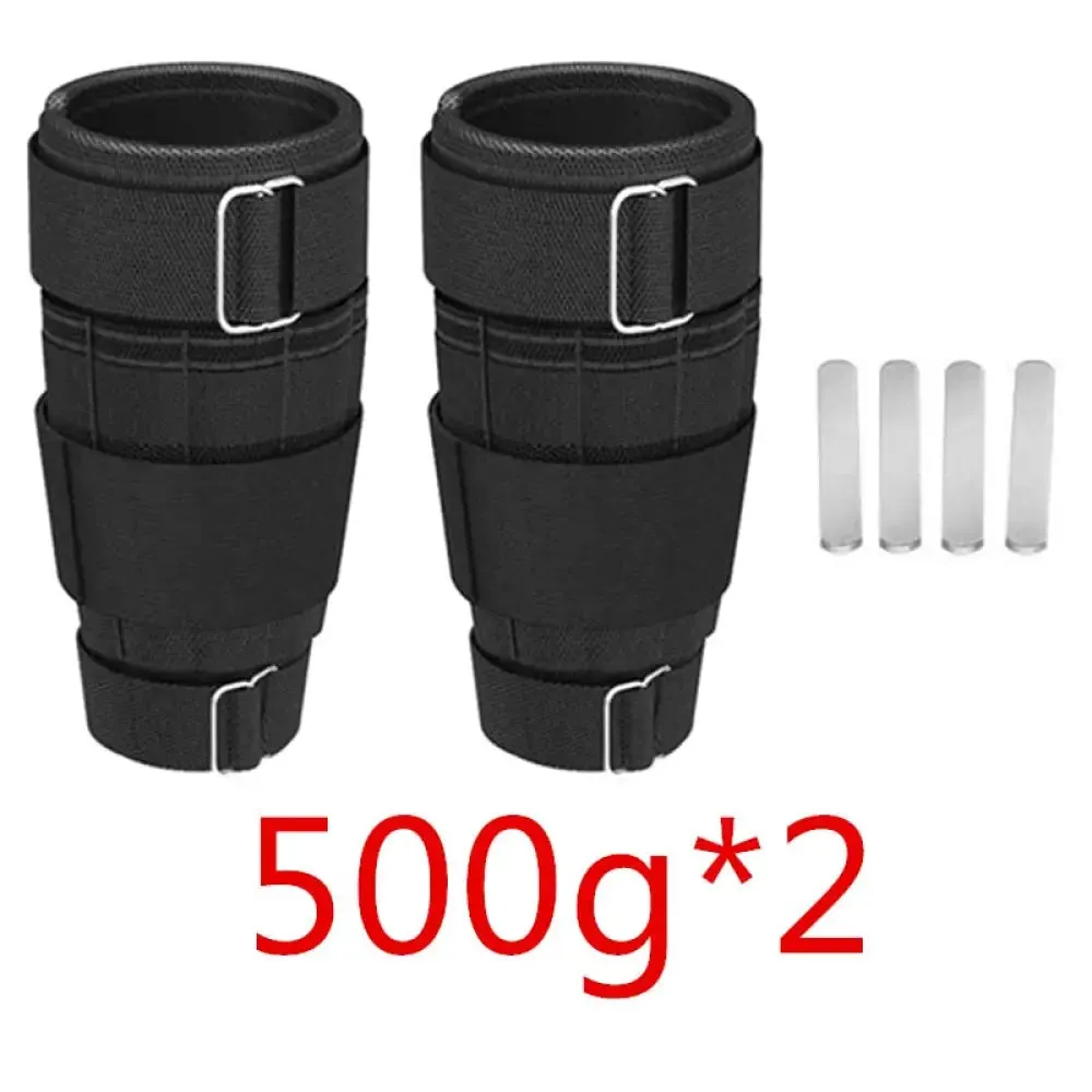 1 Pair Adjustable Ankle Weights Brace Strap with Weight Block
