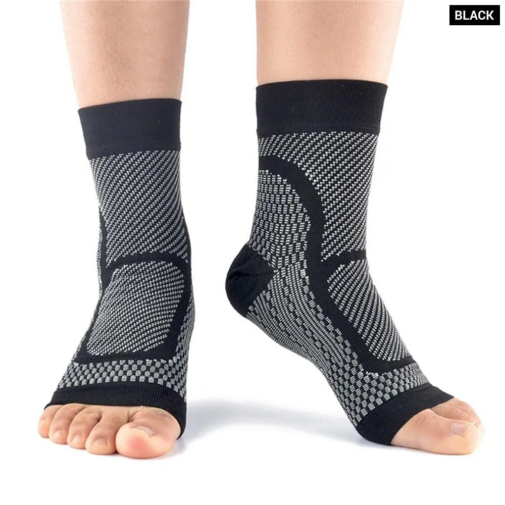 1 Pair Ankle Brace Compression Sock Relieves Achilles Tendonitis Plantar Fasciitis