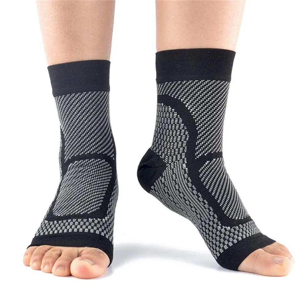1 Pair Ankle Brace Compression Sock Relieves Achilles Tendonitis Plantar Fasciitis