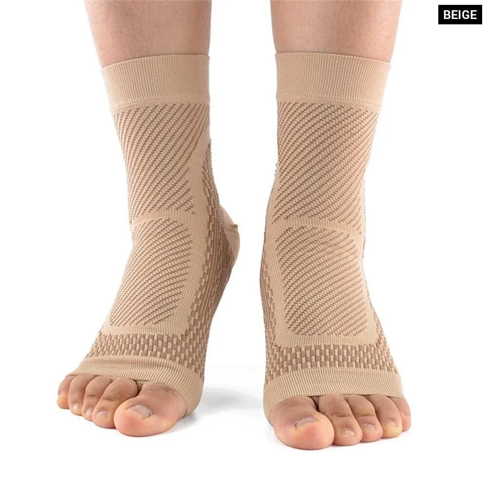 1 Pair Ankle Brace Compression Sock Relieves Achilles Tendonitis Plantar Fasciitis