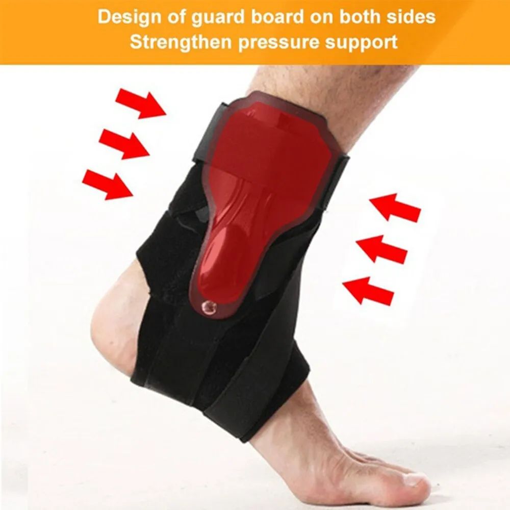 1 Piece Breathable Adjustable Ankle Brace for Cycling Running Soccer