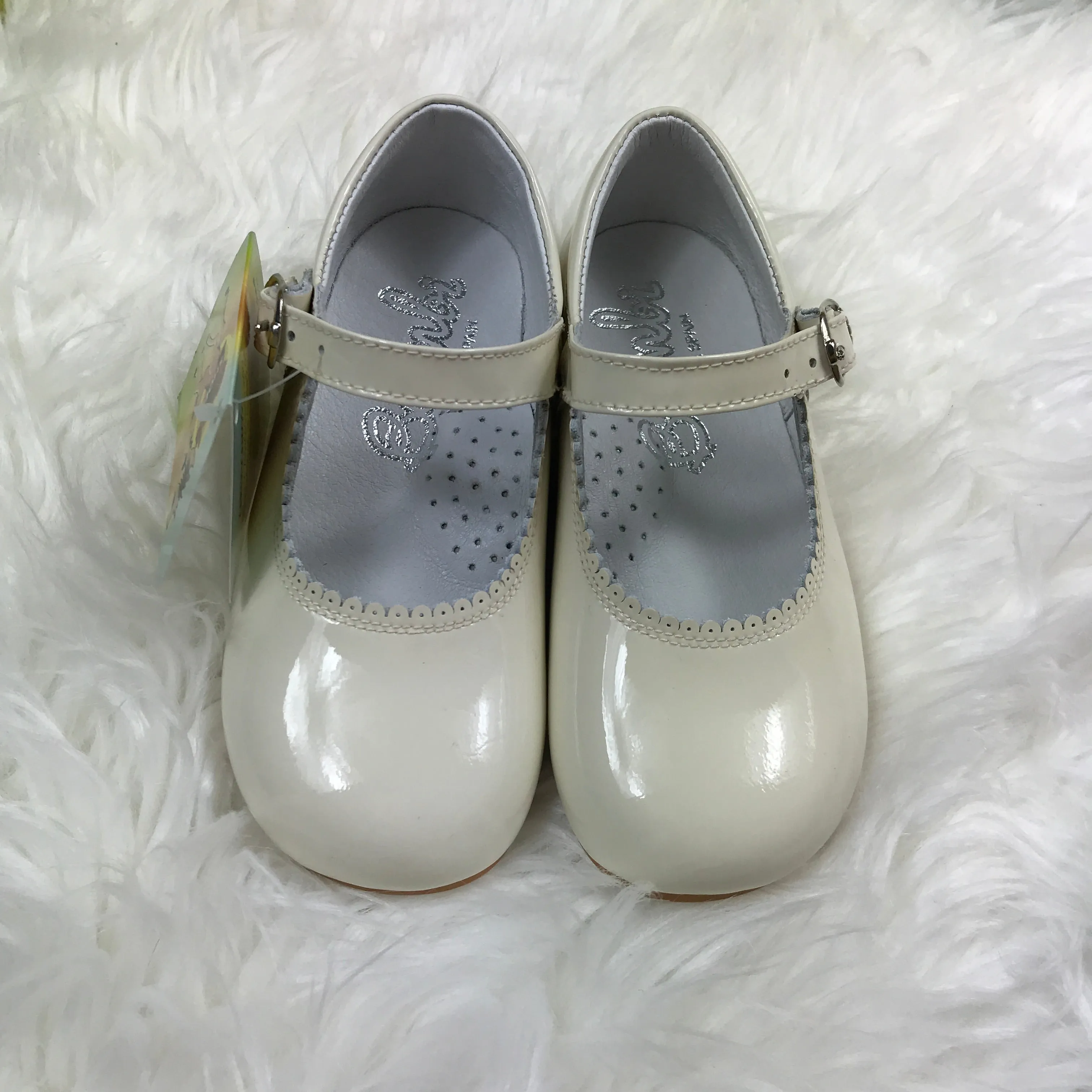 Beige Mary Jane Shoes