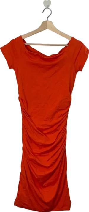 Boden Red Ruched Dress UK 12