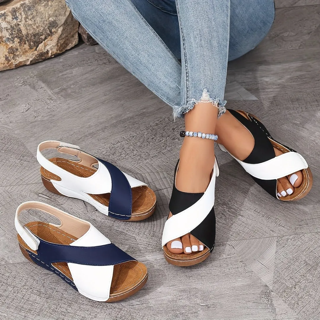 Last Day Promotion 44% OFF - Women's Ultra Comfortable Slope Heel Orthopaedic Sandals
