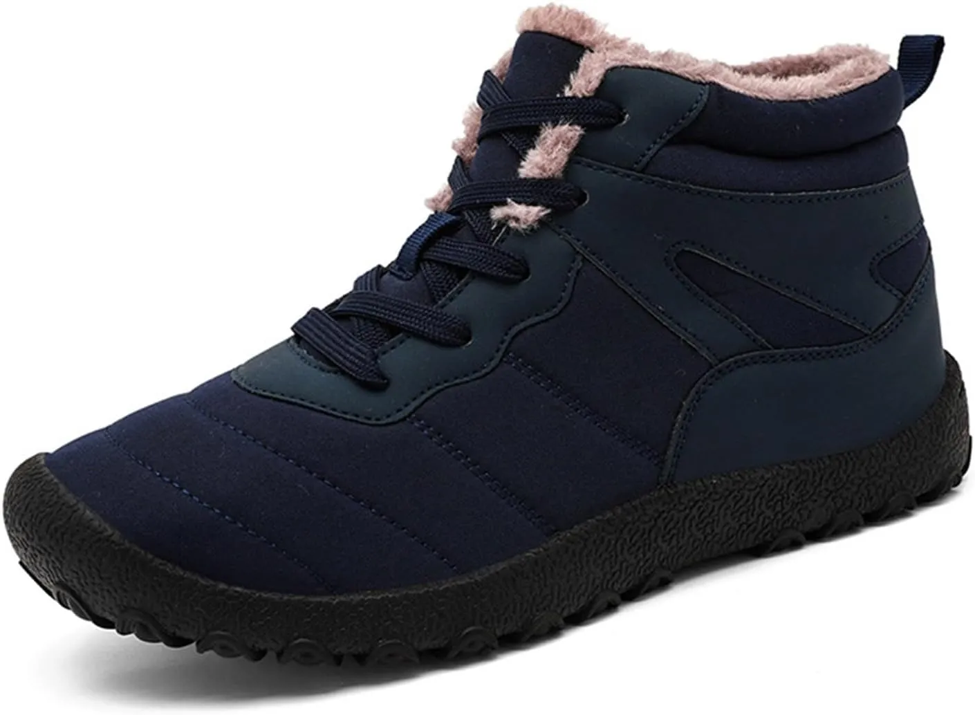 Mens Work Boots Wide Width Hiking Sneakers Shoes with Hook Loop Women's Working Shoes Slip On Waterproof Outdoor Shoes Lightweight Hike Grounded Footwear