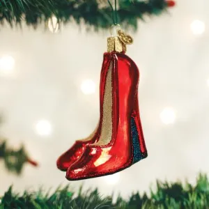 Old World Christmas- Glamour Heels Ornament