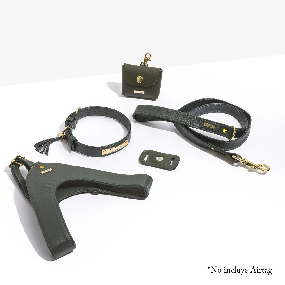 Pine Green Leather Mania Set