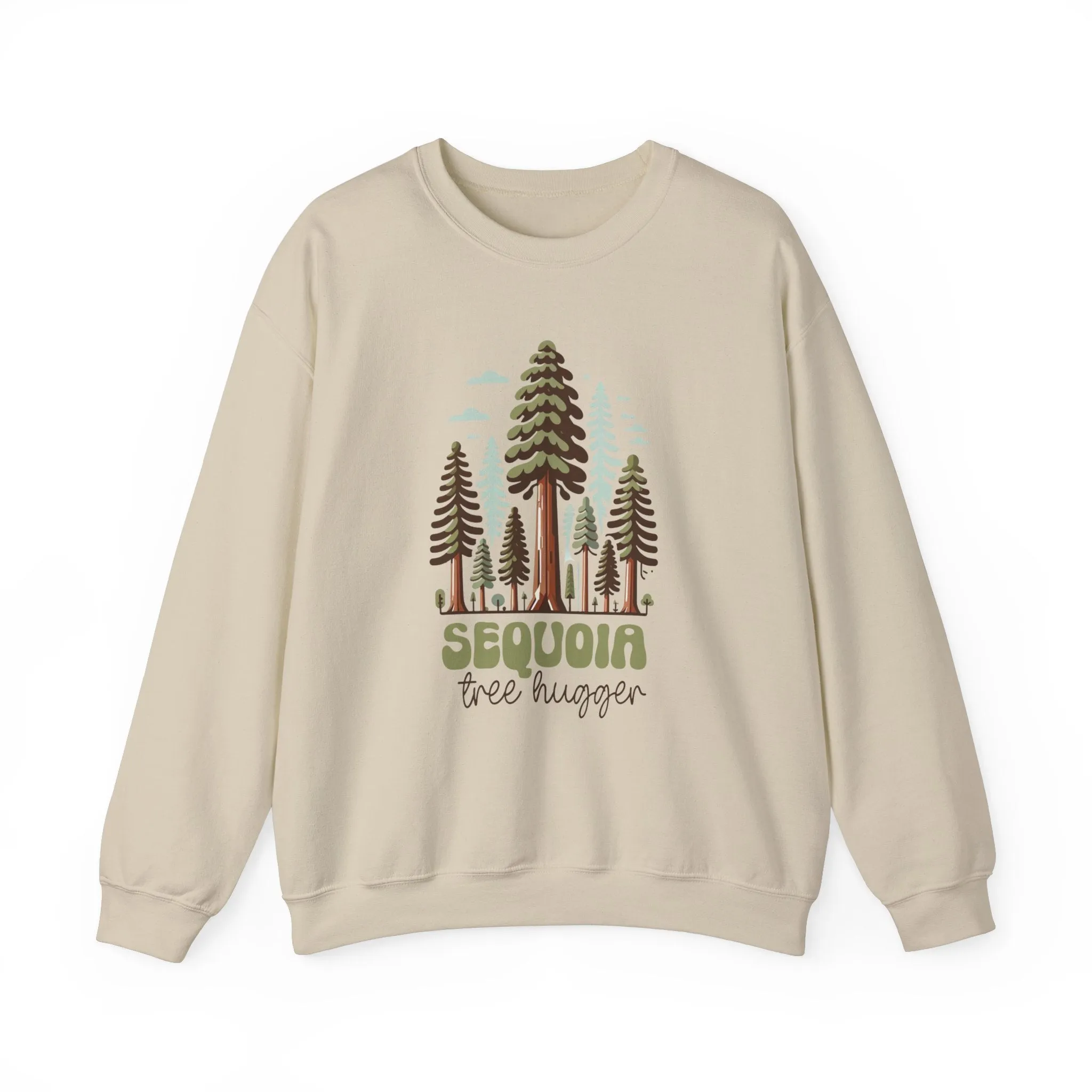 Sequoia National Park Shirt | Sequoia Tree Hugger Shirt | Camping Shirt | Nature Lover Gift | Unisex Crewneck Sweatshirt