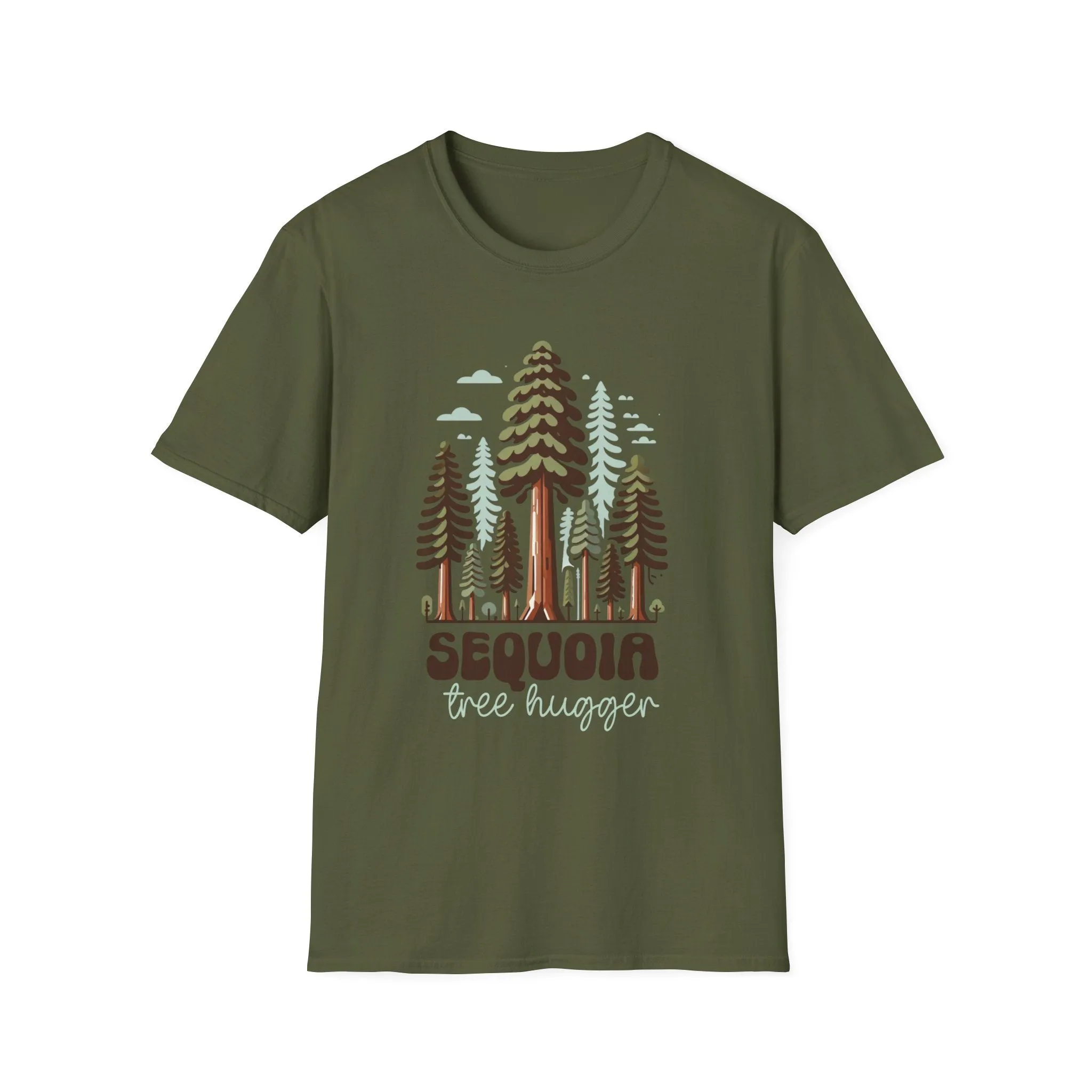 Sequoia National Park Shirt | Sequoia Tree Hugger Shirt | Camping Shirt | Nature Lover Gift | Unisex Soft Style T-shirt