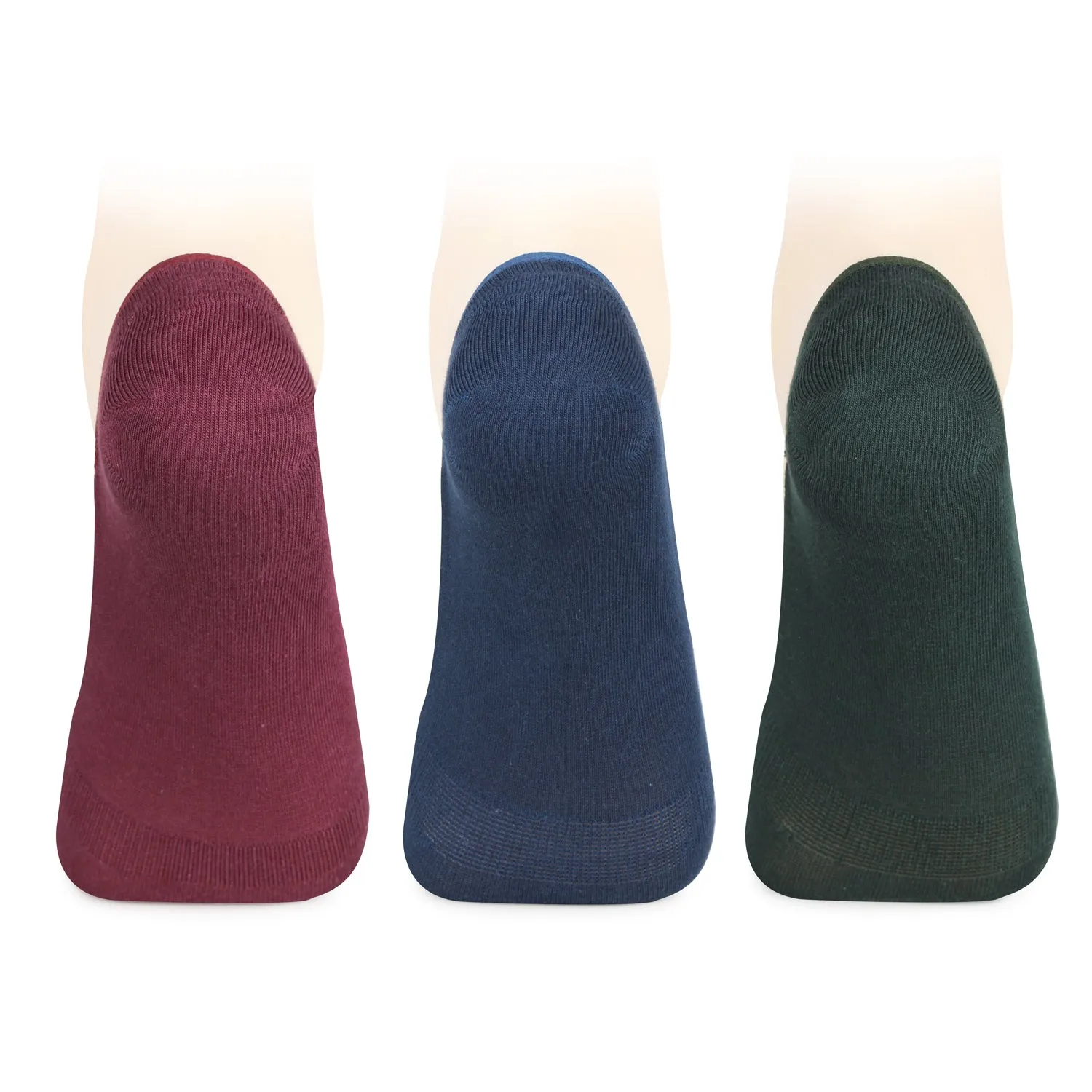 Unisex Solid Low Cut  (Pack of 3)
