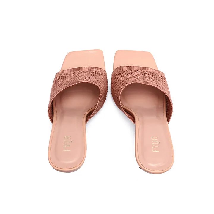 Wide Strap High Heeled Sandal HL 125