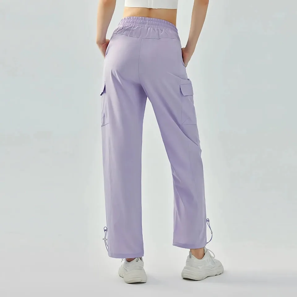 Women's Lightweight Jogger Pants - Loose Fit Sport Running Trousers S-5XL Drawstring Workout Sweatpants