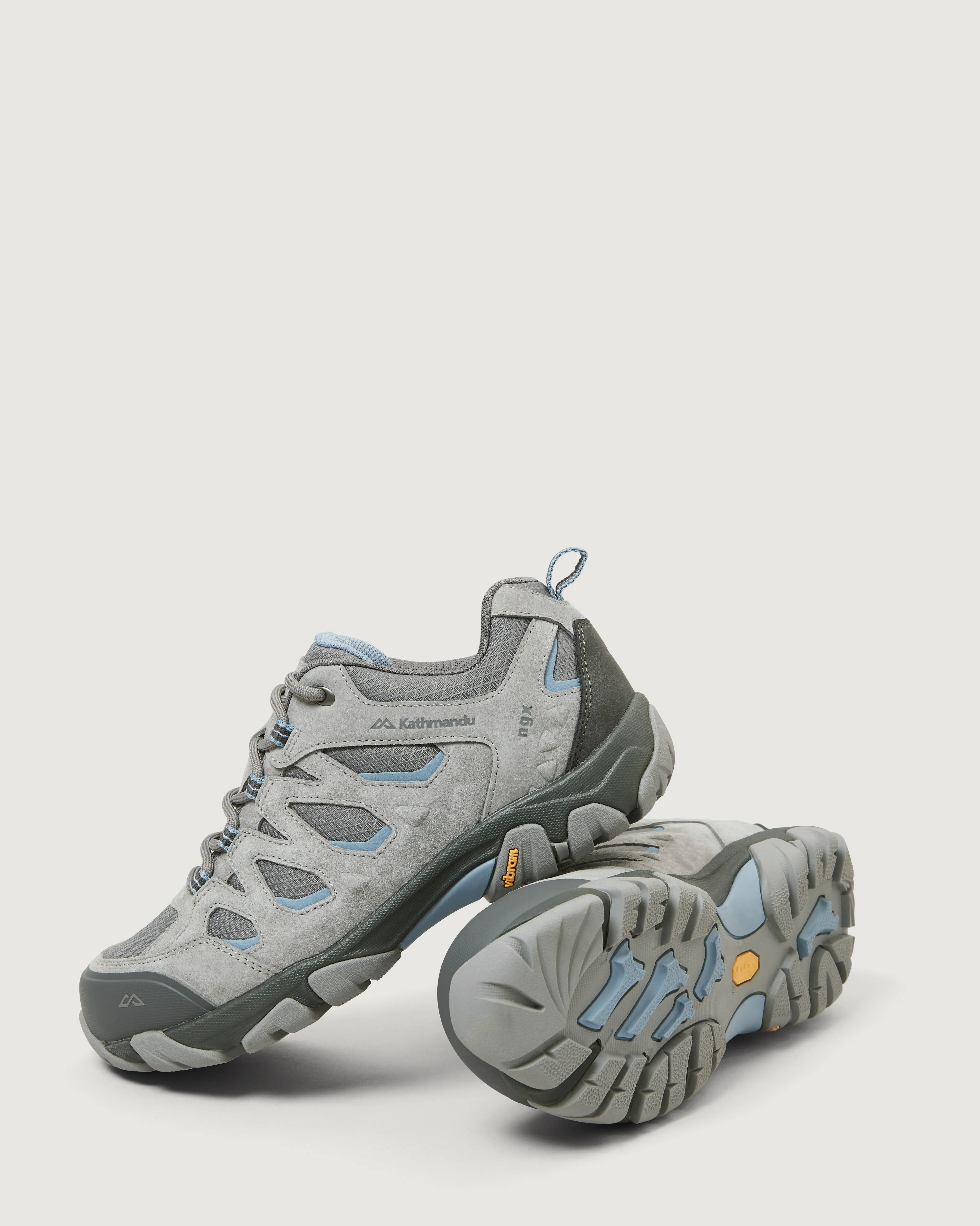 Women's Mornington Waterproof Hiking Shoes - Steel Grey/Faded Denim