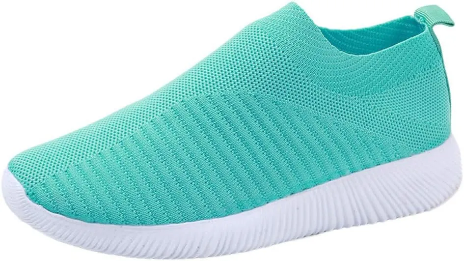 Womens Orthopedic Walking Shoes with Arch Support Slip On Sneakers for Plantar Fasciitis Relief Comfortable Casual Loafers Diabetic Swollen Feet Pain Relief