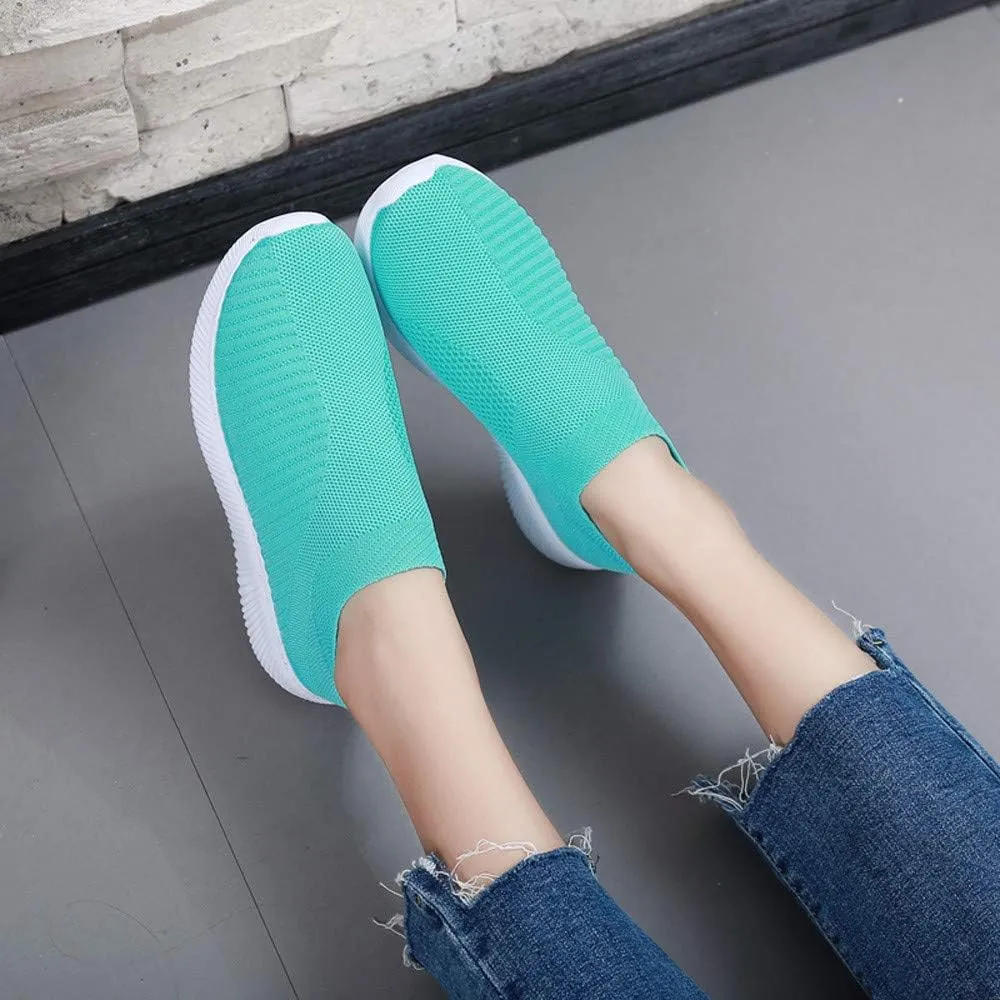 Womens Orthopedic Walking Shoes with Arch Support Slip On Sneakers for Plantar Fasciitis Relief Comfortable Casual Loafers Diabetic Swollen Feet Pain Relief