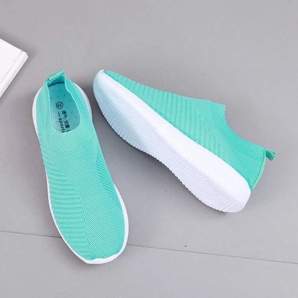 Womens Orthopedic Walking Shoes with Arch Support Slip On Sneakers for Plantar Fasciitis Relief Comfortable Casual Loafers Diabetic Swollen Feet Pain Relief